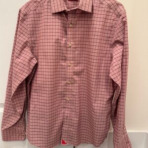 Men's UNTUCKit Pink Checkered Shirt